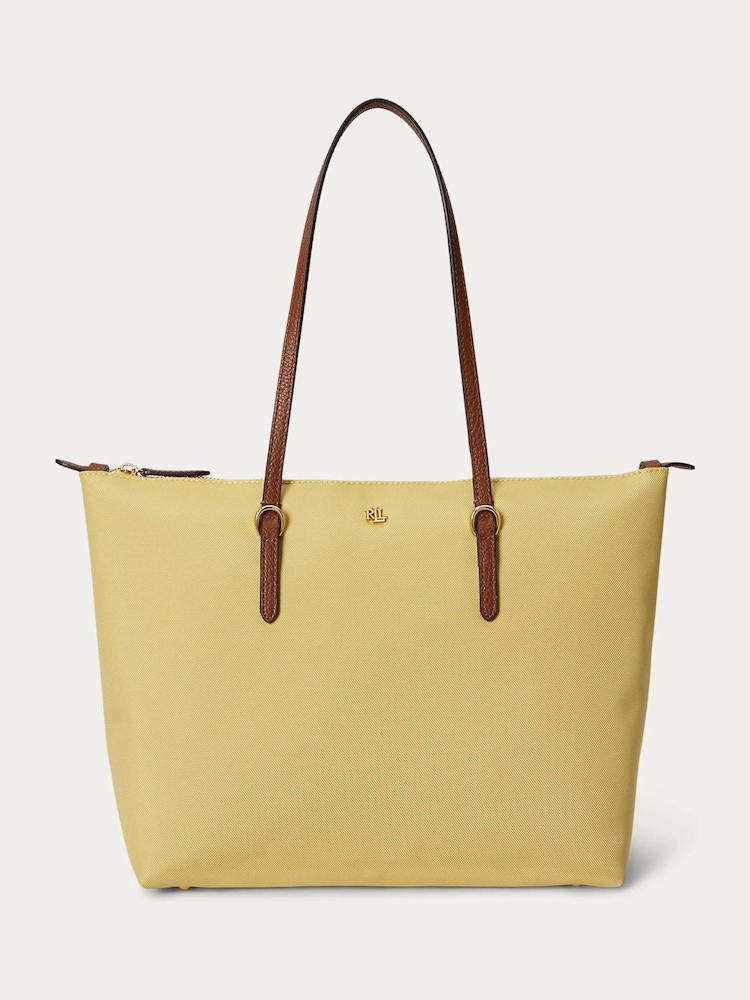 Lauren Ralph Lauren Yellow Keaton 26 Tote Medium Bag - Image 1 of 6