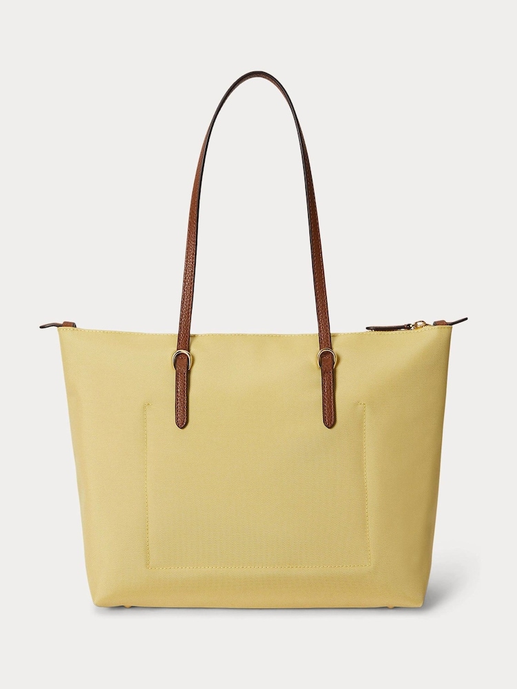 Lauren Ralph Lauren Yellow Keaton 26 Tote Medium Bag - Image 2 of 6