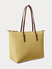 Lauren Ralph Lauren Yellow Keaton 26 Tote Medium Bag - Image 3 of 6