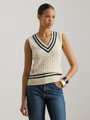 Lauren Ralph Lauren Natrum Sleeveless Pullover Vest - 画像 1 / 5