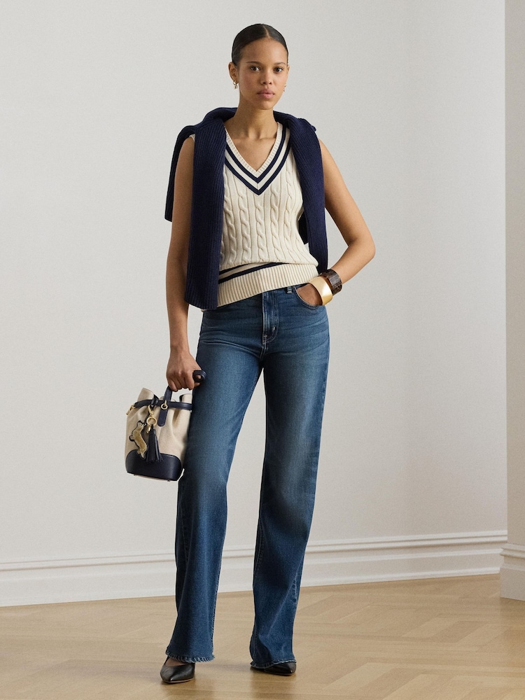 Lauren Ralph Lauren Natrum Sleeveless Pullover Vest - 画像 2 / 5