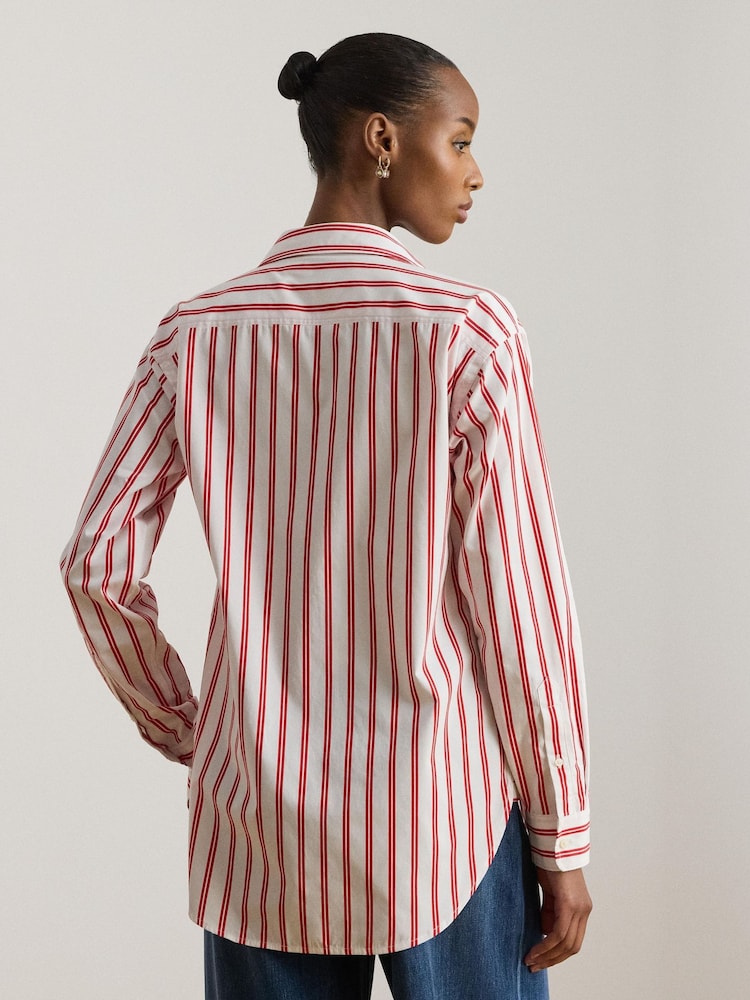 Lauren Ralph Lauren Red Woven-Sport Shirt - Image 2 of 5