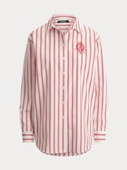 Lauren Ralph Lauren Red Woven-Sport Shirt - Image 5 of 5