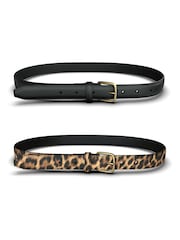 PIECES Belts 2 Pack - Image 1 of 1