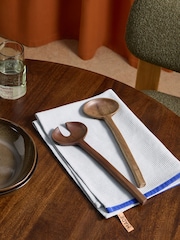 MADE.COM Brown Cabral Salad Servers - Image 1 of 3