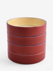 MADE.COM 4 Pack Brown Modern Studio Pasta Bowls - Image 4 of 4