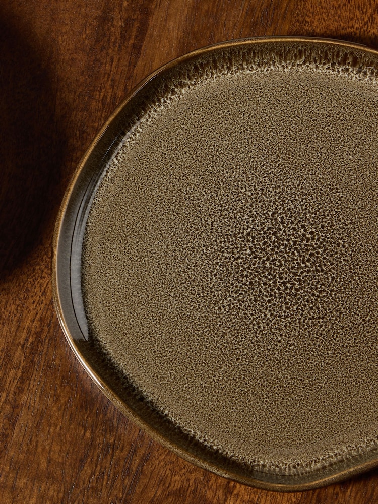 MADE.COM 4 Pack Brown Travellers Rest Side Plates - Image 2 of 4