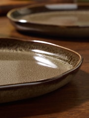 MADE.COM 4 Pack Brown Travellers Rest Side Plates - Image 3 of 4