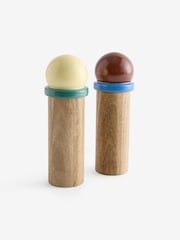 MADE.COM Brown Bolla Salt & Pepper Grinders - Image 3 of 3