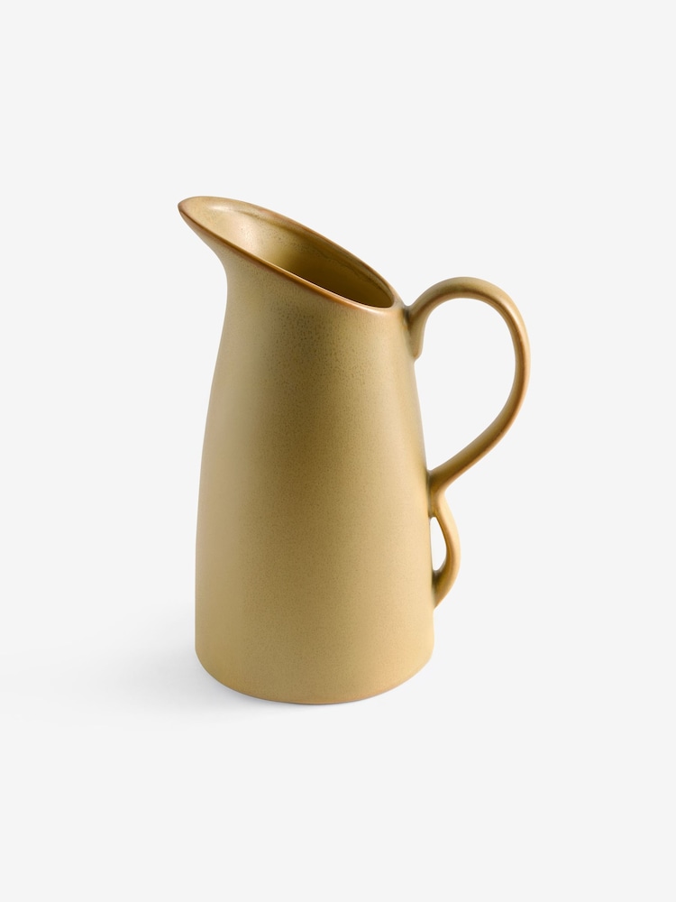 MADE.COM Yellow Dinis Pitcher Jug - Image 5 of 5