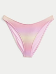 Hollister Pink Shimmer Cheeky Bikini Bottom - Image 3 of 5