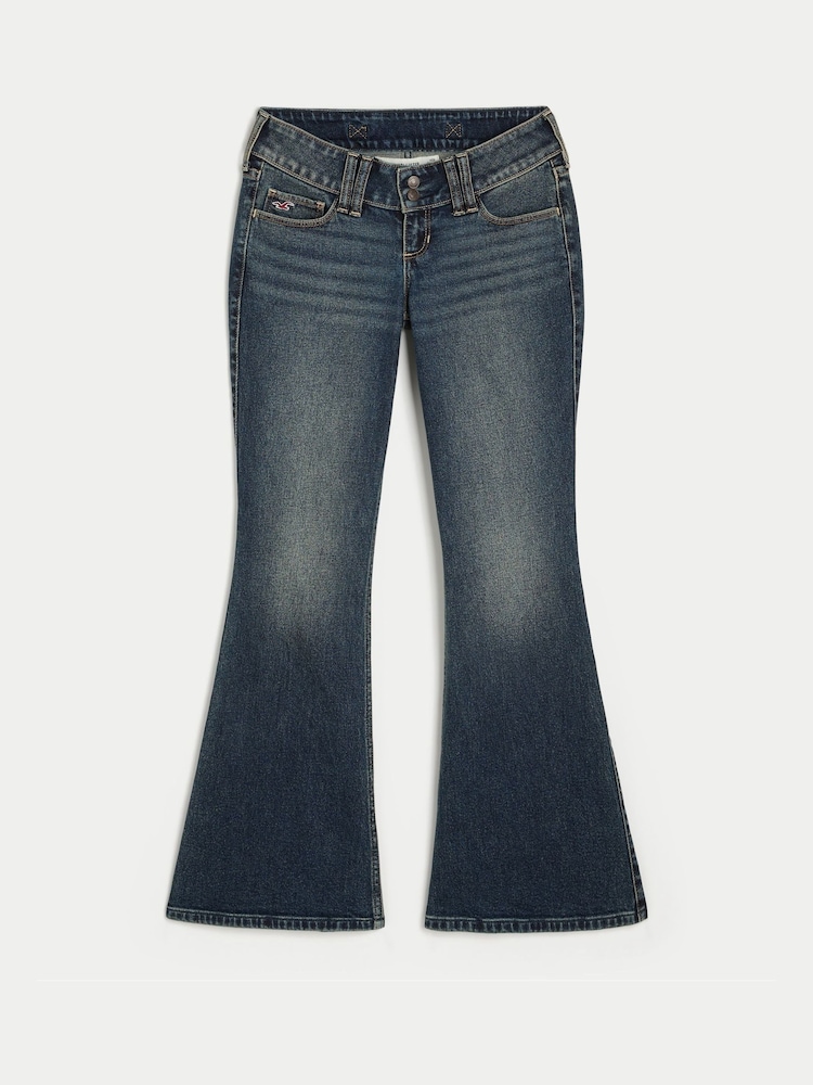 Flare Jeans Size 11 Hollister Jeans Buy Hollister Blue Ultra Low Rise Flare Denim Jeans With Buckle Detail From  Next USA