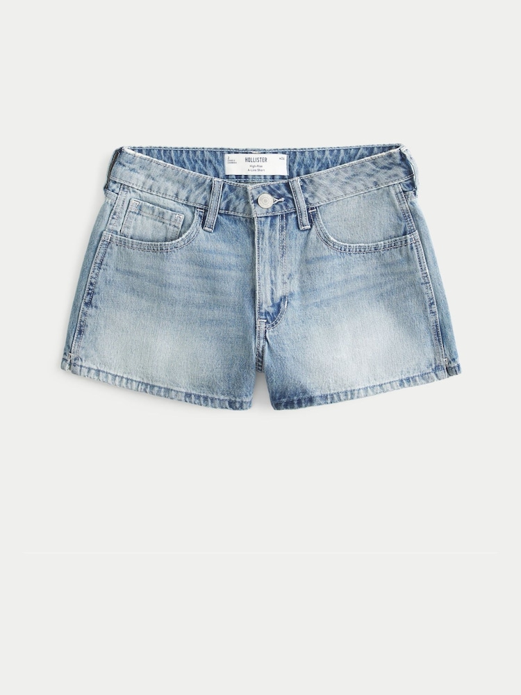 Hollister High Rise A-Line Denim Shorts - Bild 3 von 3