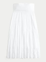 Hollister White Foldover Maxi Skirt - Image 5 of 6
