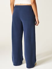 Blau - Hollister Feel Good Wide Leg Logo Graphic Sweatpant Joggers - Bild 3 von 6