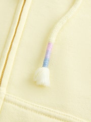 Hollister Yellow Easy Beachy Graphic Zip-Up Hoodie - Image 6 of 7
