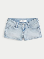Hollister Ultra Low Rise Denim Mini Shorts - Bild 4 von 4