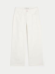 Hollister White Low Rise Baggy Denim Jeans - Image 1 of 3