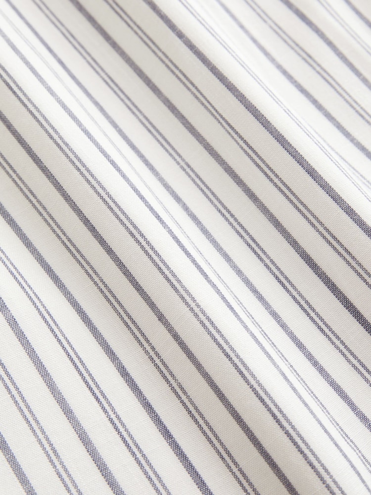 Alb - Hollister Slubby Stripe Pull On Trousers - Imaginea 5 din 5