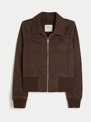 Hollister Twill Zip-Up Jacket - Bild 4 von 5