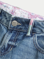 Hollister Mid Wash Low-Rise Foldover Waist Baggy Jeans - תמונה 6 מתוך 8