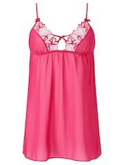 Ann Summers Pink Love Struck Heart Embroidery Chemise - Image 5 of 5