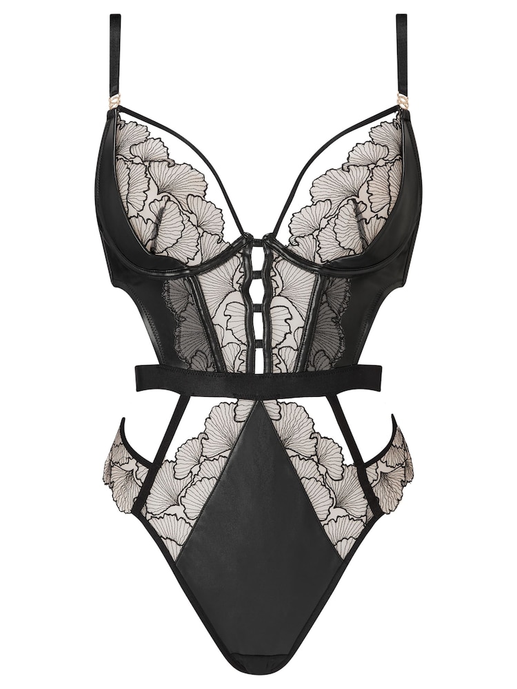 Ann Summers Black Tempting Touch PU Crotchless Body - Image 5 of 5