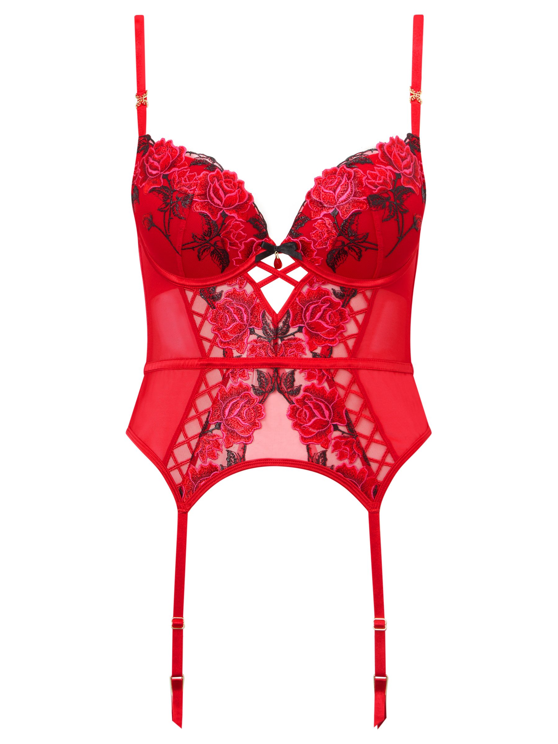 アンサマー様。ご予約分。 Buy Ann Summers Red Roses Embroidered Basque from Next USA