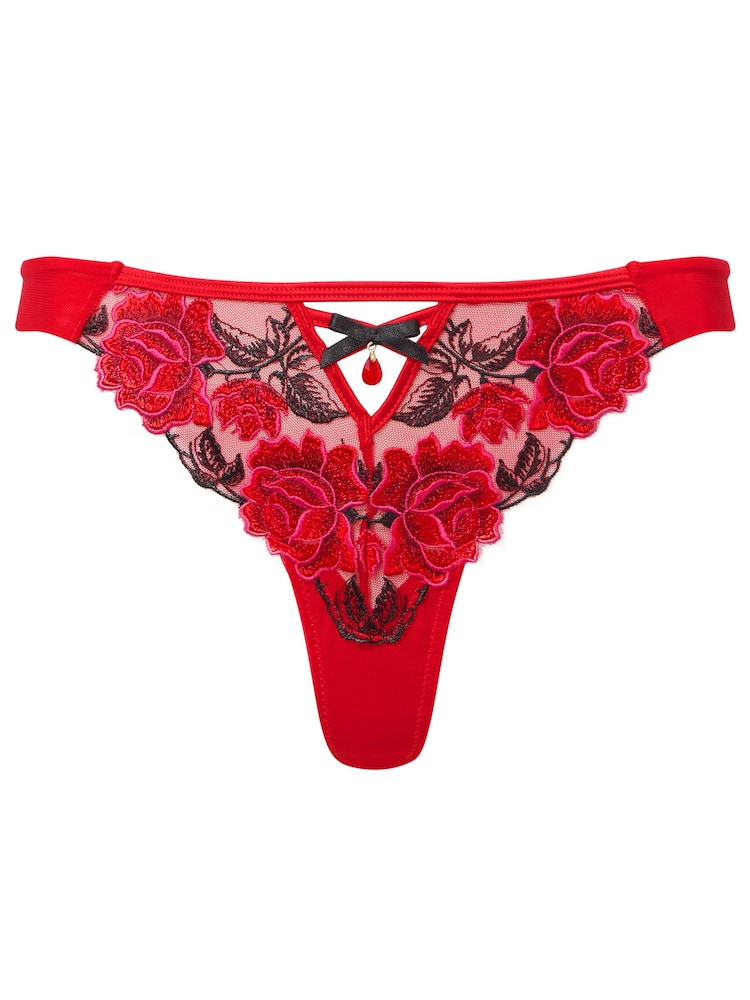 Ann Summers Roses Broderte brasilianske truser med høy midje - Bilde 6 av 6