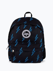 Hype Unisex Black Blue Lightning Backpack - Image 1 of 6