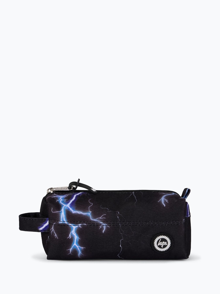 Hype Lightning Black Pencil Case - Image 1 of 5