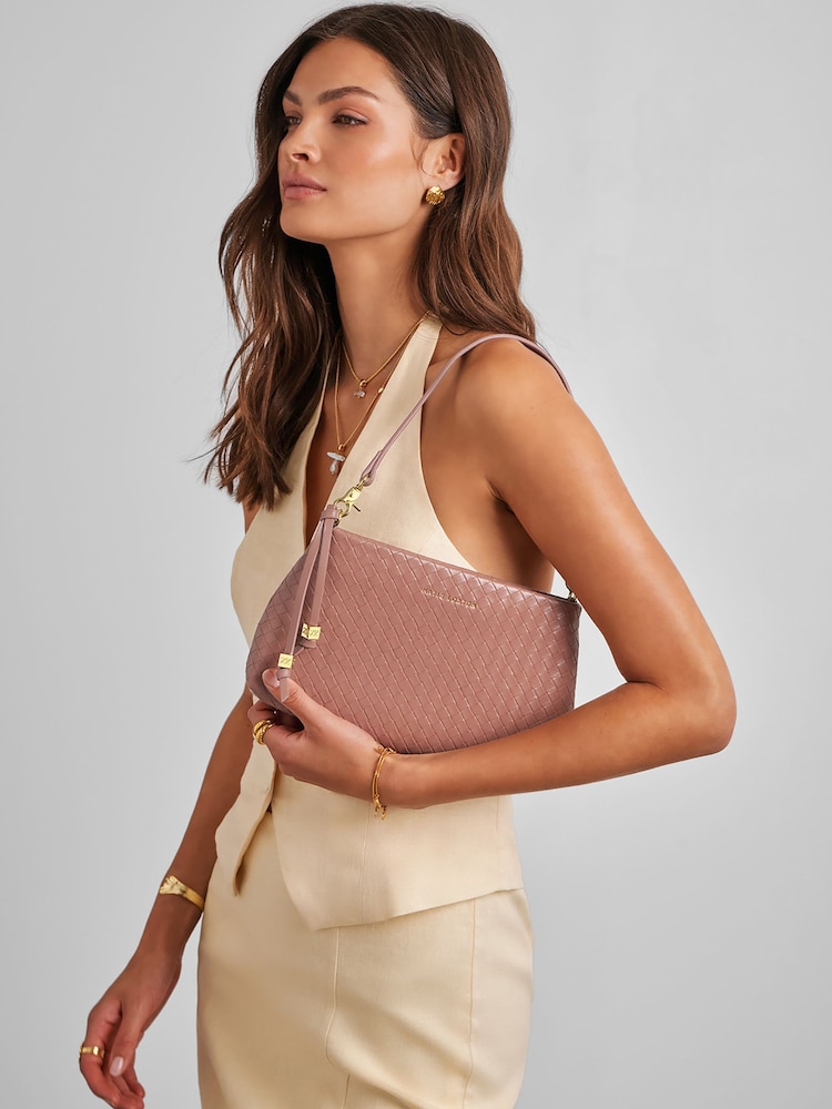 وردي - Katie Loxton Oyster Nova Wristlet Clutch - Image 1 of 5 وردي - Katie Loxton Oyster Nova Wristlet Clutch - Image 1 of 5