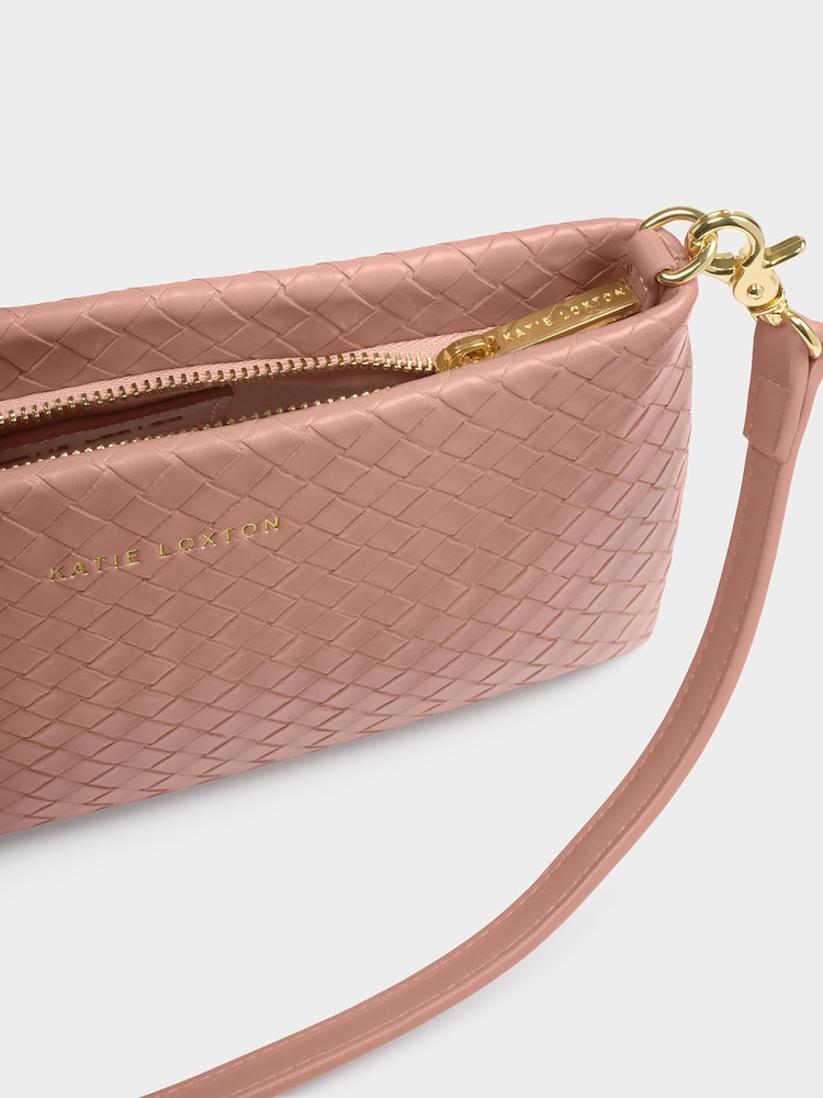 وردي - Katie Loxton Oyster Nova Wristlet Clutch - Image 5 of 5 وردي - Katie Loxton Oyster Nova Wristlet Clutch - Image 5 of 5