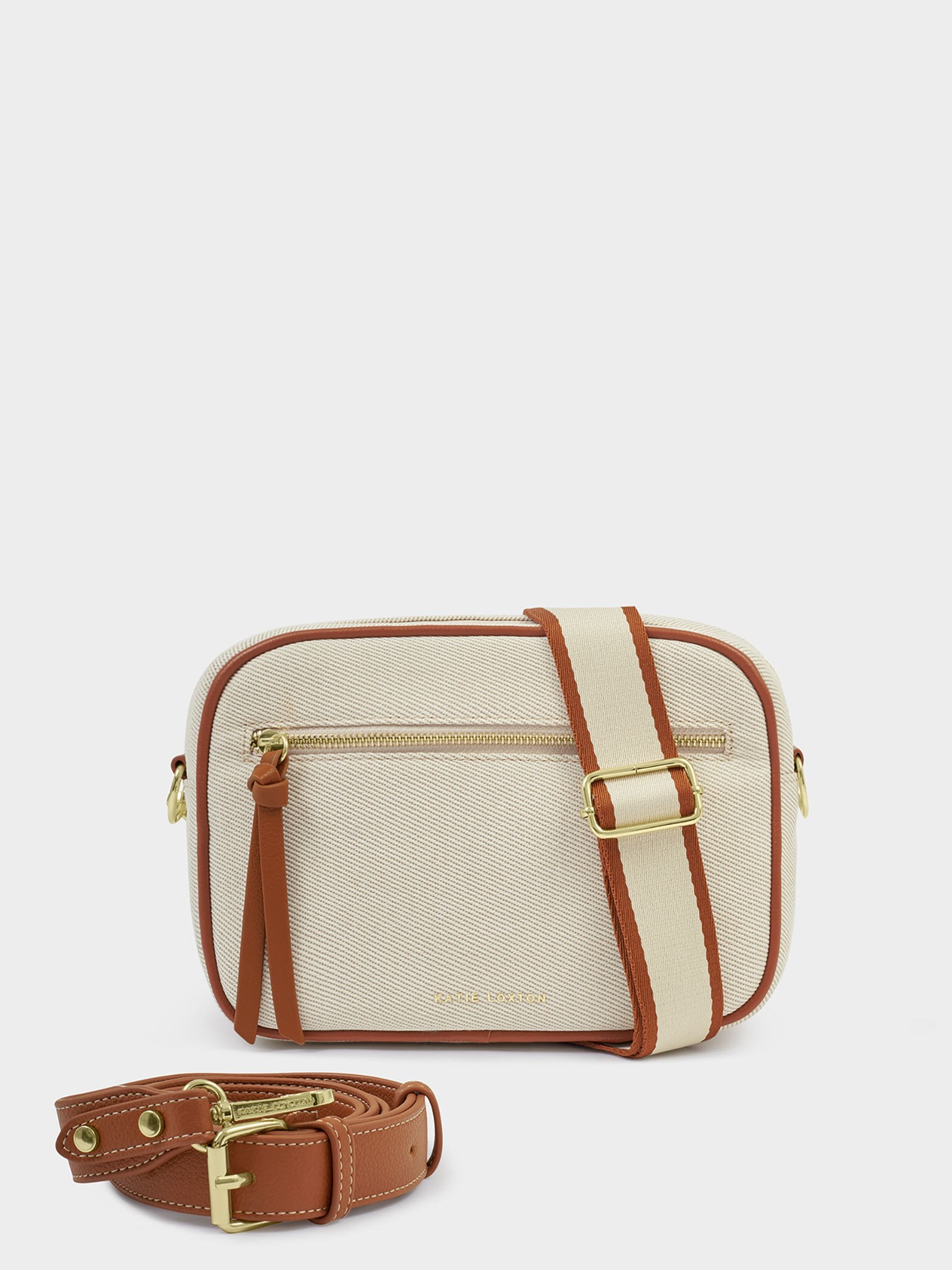 Buy Katie Loxton White Canvas Hallie Cross-Body Bag from Next USA