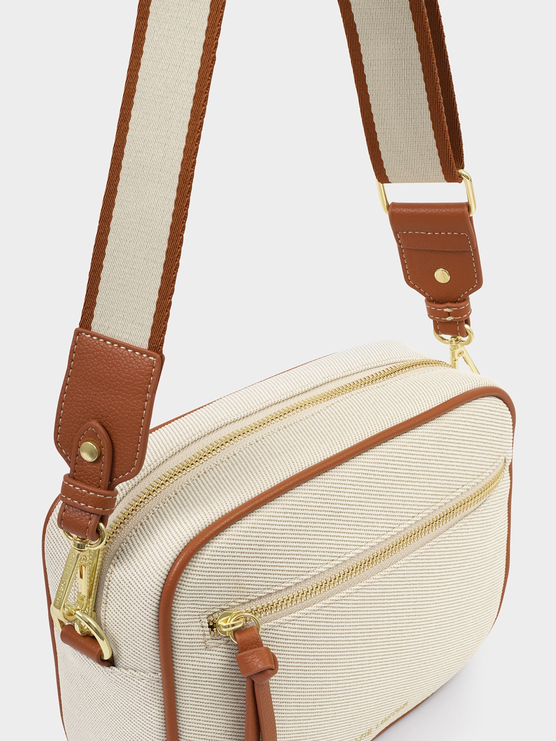 Buy Katie Loxton White Canvas Hallie Cross-Body Bag from Next USA