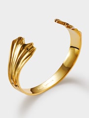 Katie Loxton Gold Tone Floramoure Oversized Bangle - Image 2 of 4