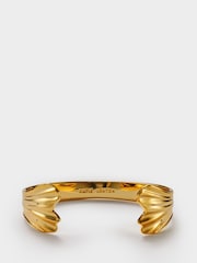 Katie Loxton Gold Tone Floramoure Oversized Bangle - Image 3 of 4