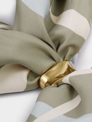 Sage And Pastel Blue - Katie Loxton Ripple Scarf - Image 5 of 5