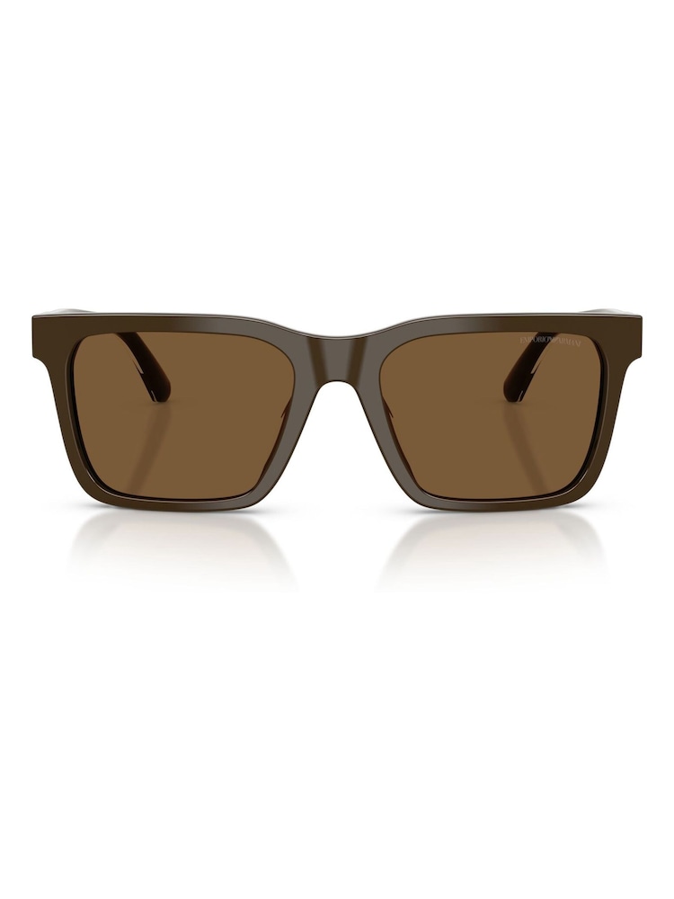 Emporio Armani Brown 0Ea4262U Square Sunglasses - Image 2 of 5 Emporio Armani Brown 0Ea4262U Square Sunglasses - Image 2 of 5