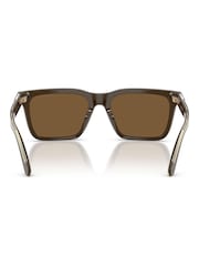 Emporio Armani Brown 0Ea4262U Square Sunglasses - Image 3 of 5