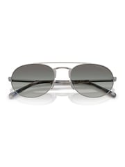 Emporio Armani Grey 0Ea2171 Pilot Sunglasses - Image 1 of 5