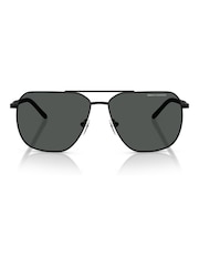 Armani Exchange Black 0Ax2057S Pilot Sunglasses - Image 3 of 5