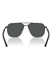 Armani Exchange Black 0Ax2057S Pilot Sunglasses - Image 4 of 5
