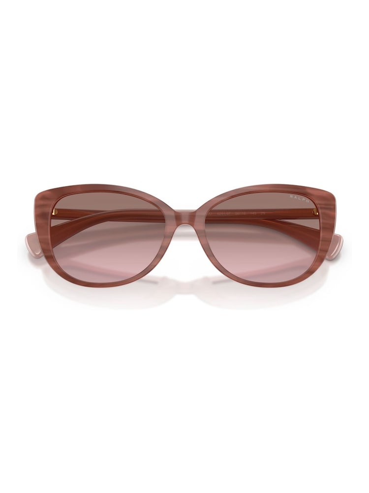 Ralph By Ralph Lauren Pink 0Ra5340U Butterfly Sunglasses - Image 1 of 5