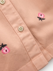 Cath Kidston Pink Floral Long Sleeve Collar Dress (3mths-8yrs) - Image 4 of 5
