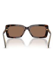 Ralph By Ralph Lauren Brown 0RA5342U Rectangle Sunglasses - Image 5 of 5