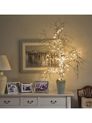 Lights4fun Clear 30 Warm LED Star Fairy Lights On Clear Cable - Image 4 of 6