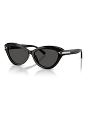 Ralph Lauren Black 0RL8236U Cat Eye Sunglasses - Image 4 of 5