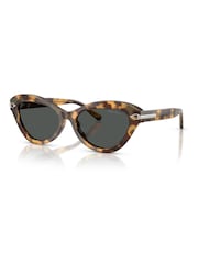 Ralph Lauren Brown 0RL8236U Cat Eye Sunglasses - Image 2 of 5