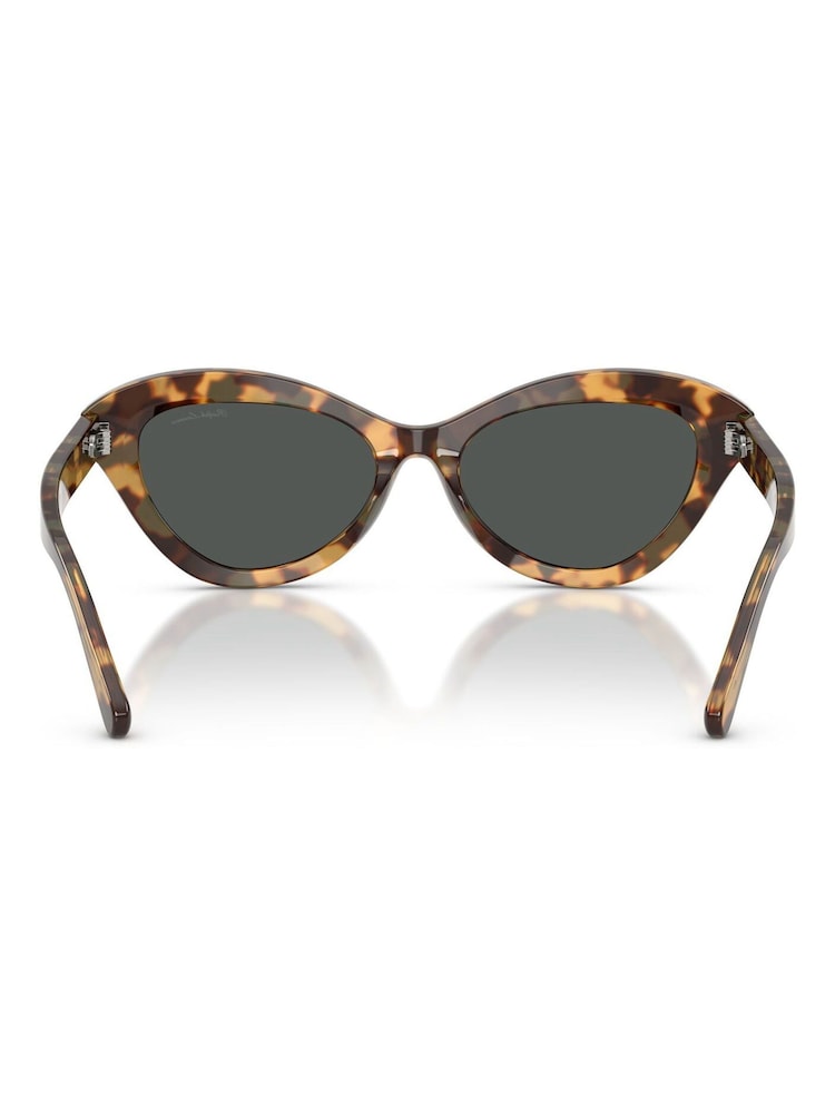 Ralph Lauren Brown 0RL8236U Cat Eye Sunglasses - Image 5 of 5